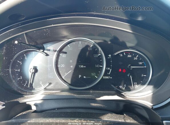 JM3TCBDY2L0412660 2020 MAZDA CX-9 Black Հետևի նստատեղերի տեսք