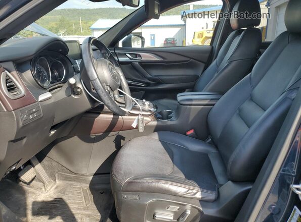 JM3TCBDY7J0200690 2018 MAZDA CX-9 Синий Вид салона спереди