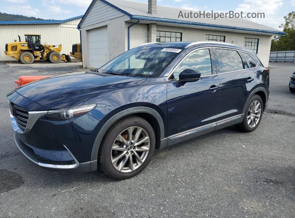 JM3TCBDY7J0200690 2018 MAZDA CX-9 Синий Передняя левая четверть