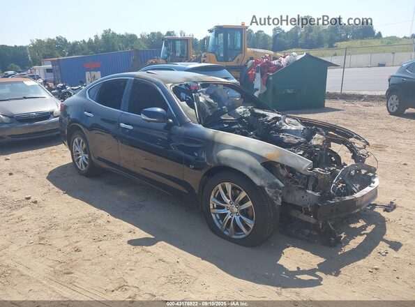 JN1BY1AP0HM740836 2017 INFINITI Q70 Черный Передняя правая четверть