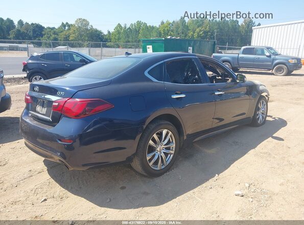 JN1BY1AP0HM740836 2017 INFINITI Q70 Черный Задняя правая четверть