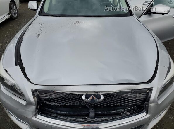 JN1BY1AP9HM740964 2017 INFINITI Q70 Серый Вид задней части салона