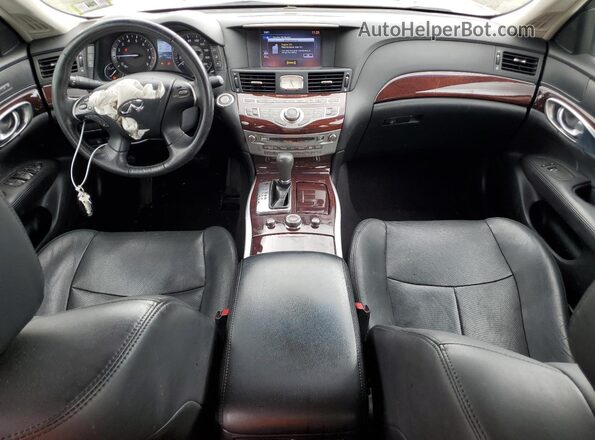 JN1BY1AP9HM740964 2017 INFINITI Q70 Серый Вид панели приборов