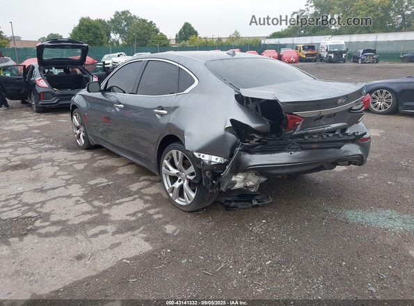 JN1BY1AR5GM271162 2016 INFINITI Q70 Серый Задняя левая четверть