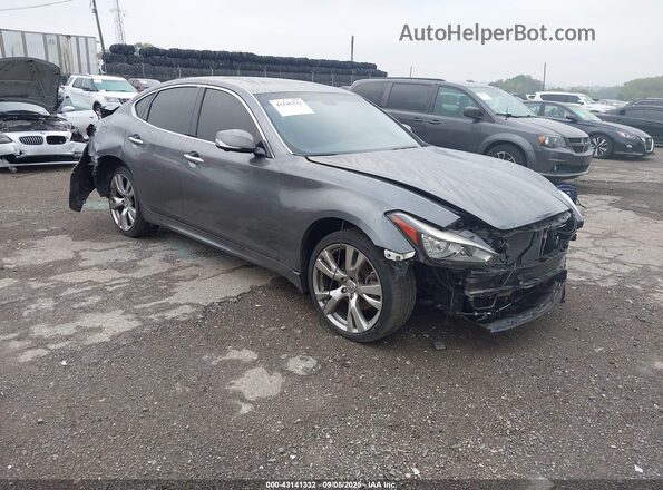 JN1BY1AR5GM271162 2016 INFINITI Q70 Серый Передняя правая четверть