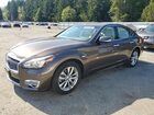 2018 Infiniti Q70 3.7 Luxe Brown vin: JN1BY1ARXJM220134