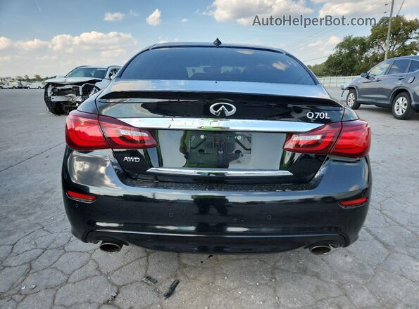 JN1BY1PR9KM725090 2019 INFINITI Q70L Черный Вид сзади
