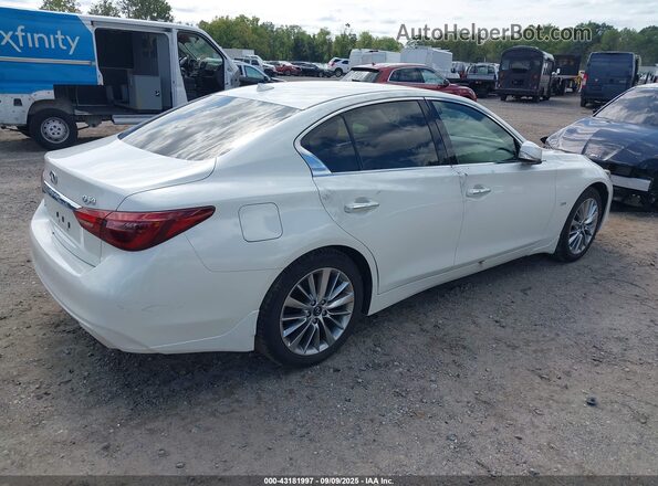 JN1CV7AR3JM280160 2018 INFINITI Q50 White უკანა მარჯვენა