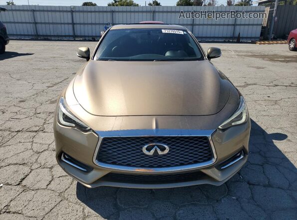 JN1CV7EL2JM250038 2018 INFINITI Q60 Gold წინა ხედი