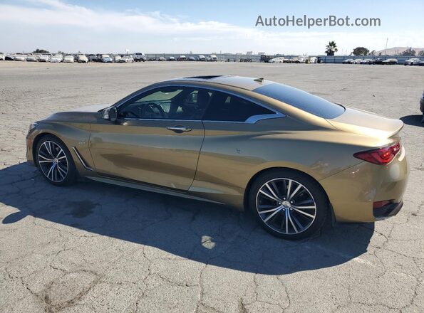 JN1CV7EL2JM250038 2018 INFINITI Q60 Gold უკანა მარცხენა