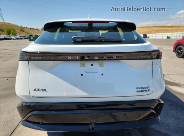 JN1DF0BB9RM731257 2024 NISSAN ARIYA White Widok z tyłu