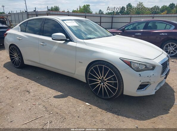 JN1EV7AP2JM355633 2018 INFINITI Q50 White წინა მარჯვენა