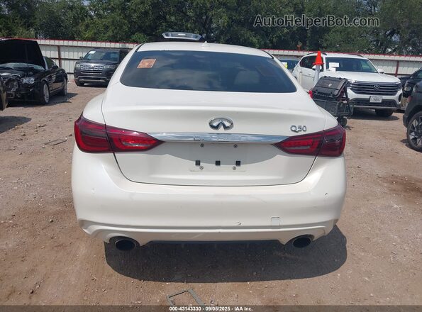 JN1EV7AP2JM355633 2018 INFINITI Q50 White 