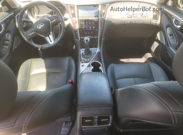 JN1EV7AP5JM351009 2018 INFINITI Q50 Silver Առջևի վահանակի տեսք