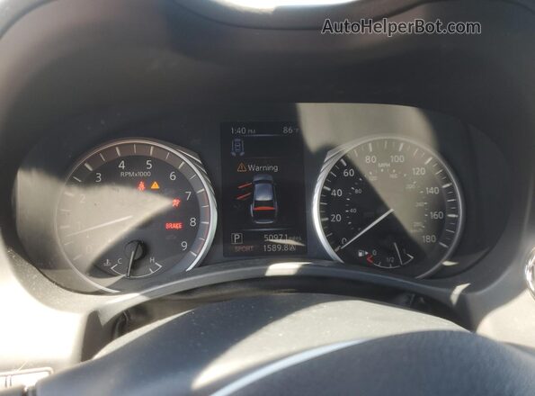 JN1EV7AP5JM351009 2018 INFINITI Q50 Silver Սարքավորումների վահանակի տեսք