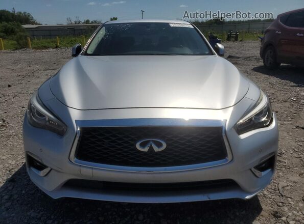 JN1EV7AP5JM351009 2018 INFINITI Q50 Silver Դիմացի տեսք