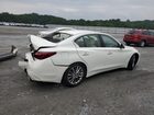 2018 Infiniti Q50 Luxe White vin: JN1EV7AP5JM351088