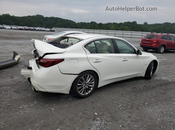 JN1EV7AP5JM351088 2018 INFINITI Q50 White Trasero derecho