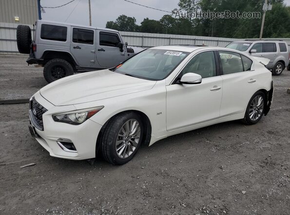 JN1EV7AP5JM351088 2018 INFINITI Q50 White Vista tres cuartos delantera izquierda