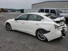 2018 Infiniti Q50 Luxe White vin: JN1EV7AP5JM351088