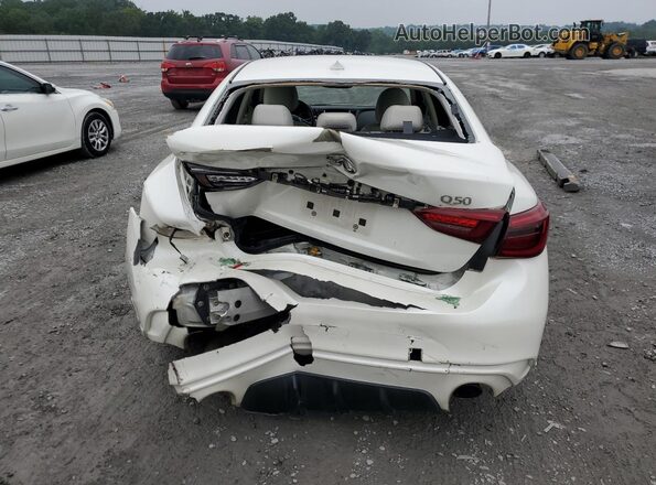 JN1EV7AP5JM351088 2018 INFINITI Q50 White Vista trasera