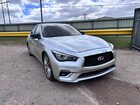 2018 Infiniti Q50 Luxe Silver vin: JN1EV7AP6JM350970
