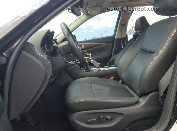JN1EV7AP8JM351344 2018 INFINITI Q50 Black წინა სალონის ხედი