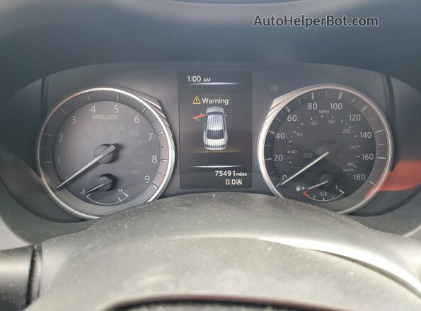JN1EV7AP8JM351344 2018 INFINITI Q50 Black ხელსაწყოთა პანელის ხედი