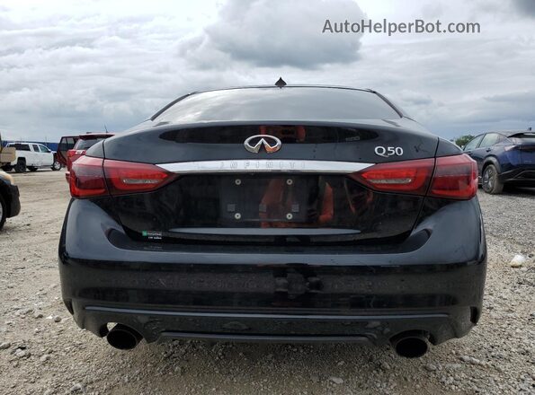 JN1EV7AP8LM202791 2020 INFINITI Q50 Black Հետևի տեսք