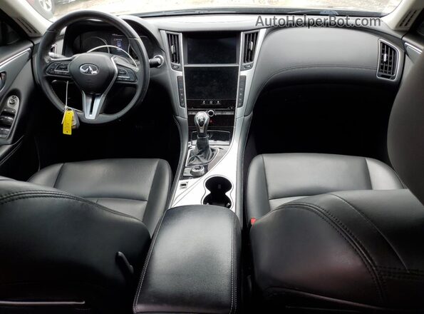 JN1EV7AP8LM202791 2020 INFINITI Q50 Black Առջևի վահանակի տեսք