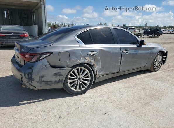 JN1EV7AP9JM590739 2018 INFINITI Q50 Gray უკანა მარჯვენა