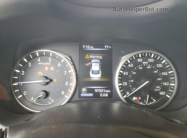JN1EV7AP9JM590739 2018 INFINITI Q50 Gray ხელსაწყოთა პანელის ხედი