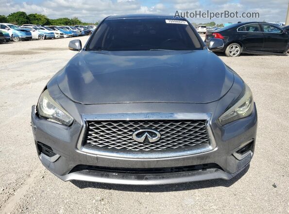 JN1EV7AP9JM590739 2018 INFINITI Q50 Gray წინა ხედი