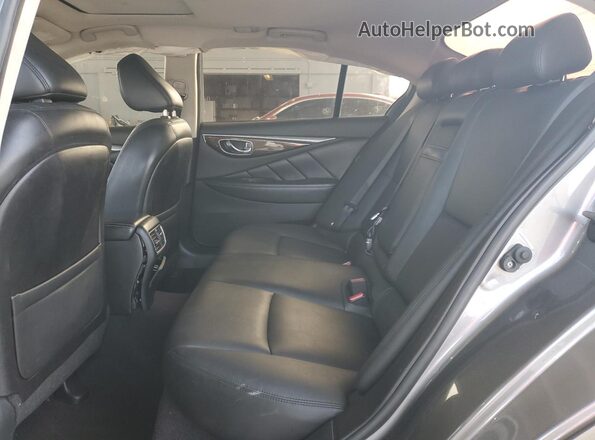 JN1EV7AP9JM590739 2018 INFINITI Q50 Gray უკანა სავარძლების ხედი