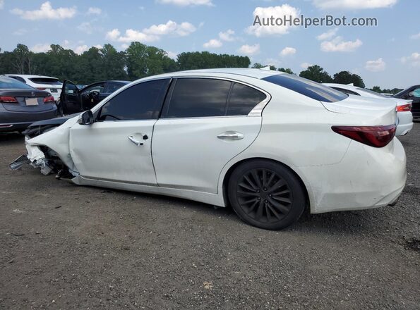 JN1EV7APXLM205580 2020 INFINITI Q50 Белый Задняя левая четверть
