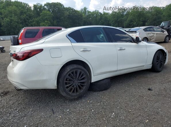 JN1EV7APXLM205580 2020 INFINITI Q50 Белый Задняя правая четверть