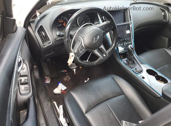 JN1EV7APXLM205580 2020 INFINITI Q50 Белый Вид панели приборов