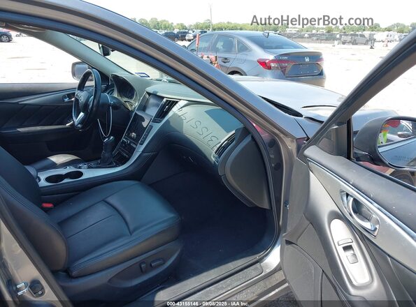 JN1EV7APXLM205935 2020 INFINITI Q50 Gray Widok wnętrza z przodu