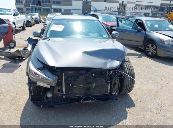 JN1EV7APXLM205935 2020 INFINITI Q50 Gray Widok zestawu wskaźników