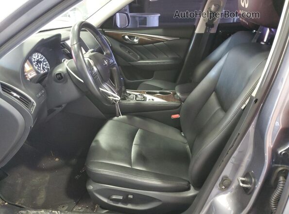 JN1EV7AR0JM442612 2018 INFINITI Q50 Charcoal Vista interior delantera