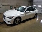 2018 Infiniti Q50 Luxe White vin: JN1EV7AR1JM434485