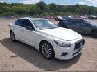 2018 Infiniti Q50 3.0t Luxe White vin: JN1EV7AR2JM430994