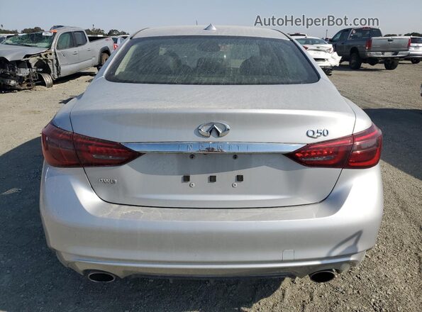 JN1EV7AR2JM436259 2018 INFINITI Q50 Серебряный Вид сзади