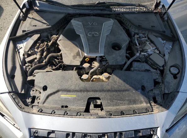 JN1EV7AR2JM436259 2018 INFINITI Q50 Серебряный Вид задней части салона