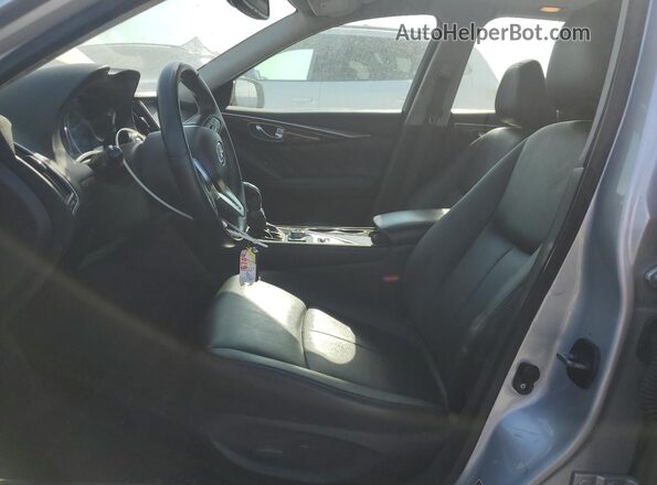 JN1EV7AR2JM436259 2018 INFINITI Q50 Серебряный Вид салона спереди