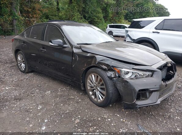 JN1EV7AR4JM432830 2018 INFINITI Q50 Black წინა მარჯვენა