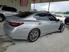 2018 Infiniti Q50 Luxe Silver vin: JN1EV7AR4JM438823