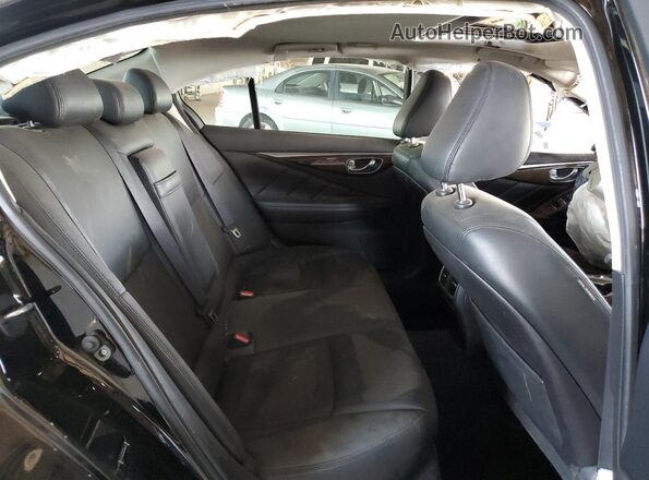 JN1EV7AR4JM442967 2018 INFINITI Q50 Черный Вид задних сидений