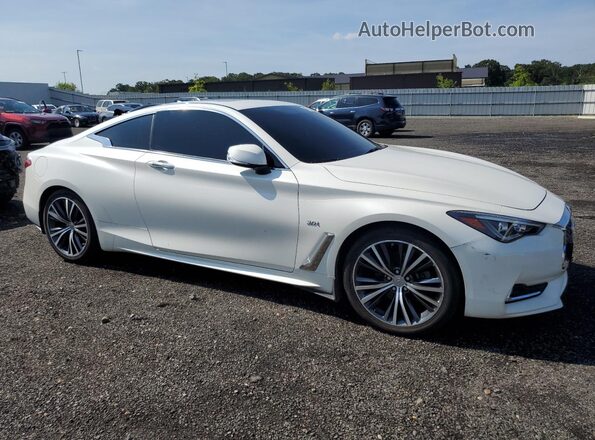 JN1EV7EL0HM551491 2017 INFINITI Q60 Белый Передняя правая четверть