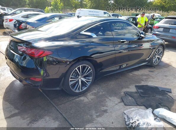JN1EV7EL0JM392686 2018 INFINITI Q60 Черный Задняя правая четверть